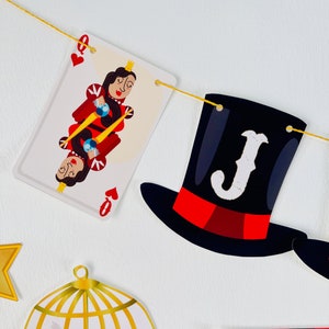 Magic Show Birthday Banner EDITABLE Party Printable/ Greatest Showman Party Decor/ Magician Hat Banner/ Circus Party Banner Printable