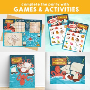 Kraken Birthday Party Octopus Pirates Party