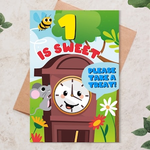 Hickory Dickory Dock Birthday Party Treats Sign | Classic Nursery Rhyme Party Food Dessert Table Sign | First Birthday Party Decoration | Mouse ran up the clock