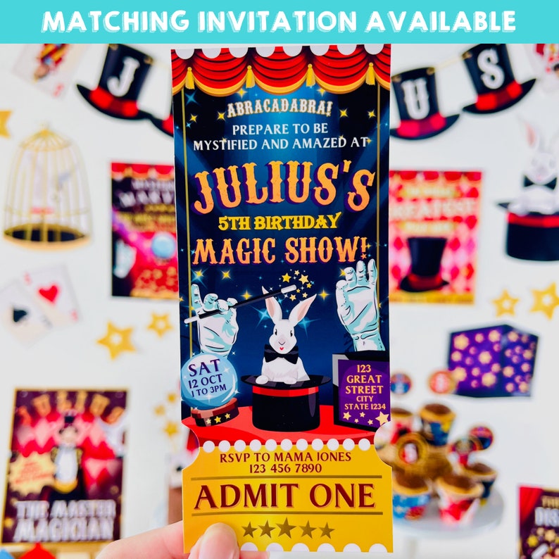 Magic Show Party/ Greatest Showman Party/ Circus Party/ Magician Party