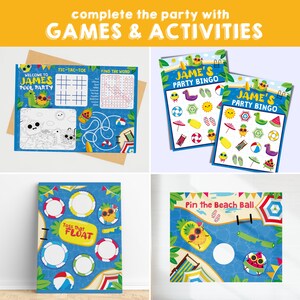 Water Park Birthday Party/ Water Slide Party/ Splash Bash/ Summer Pool Party/ Splash Park/ Water Party