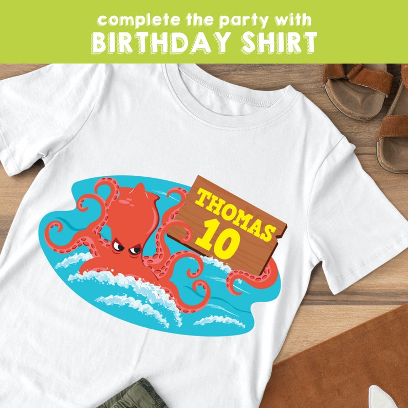 Kraken Birthday Party Octopus Pirates Party