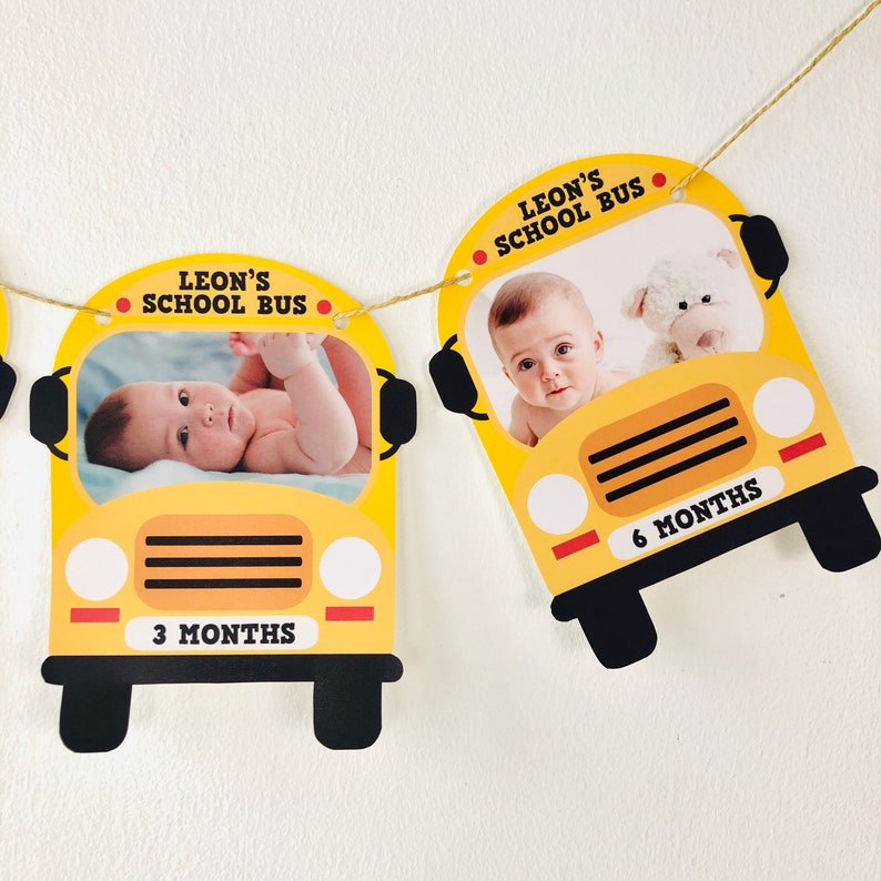 Baby Monthly Milestone Photo Banner