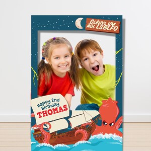 Kraken Birthday Party Octopus Pirates Party Photo Booth Photo Props