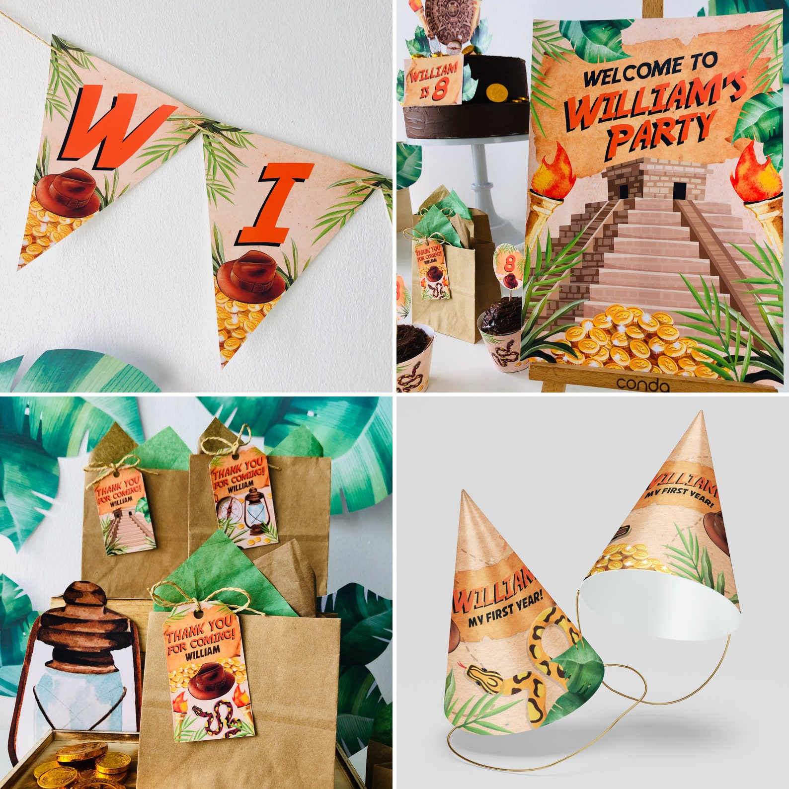 Indiana Jones Party Decorations Printables Kit / Adventure - Etsy