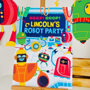 Robots Science Party Decorations/ Robot Birthday Party Decor