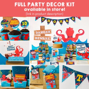 Kraken Birthday Party Octopus Pirates Party