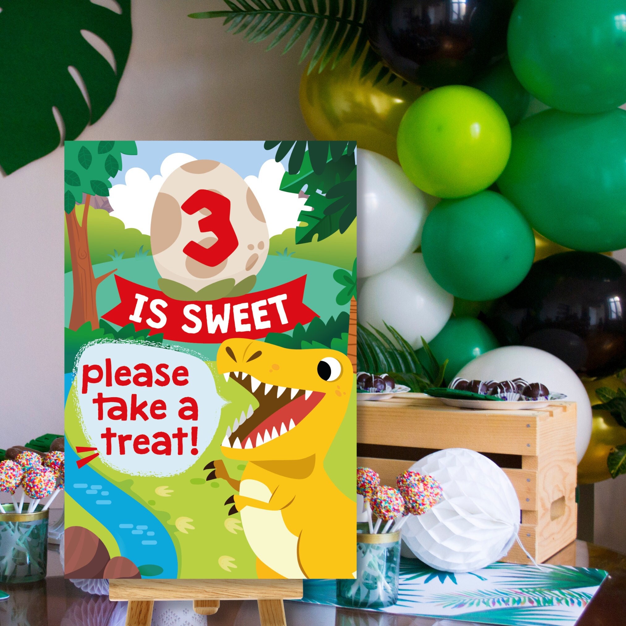 Dinosaur Birthday Party Printable Kit
