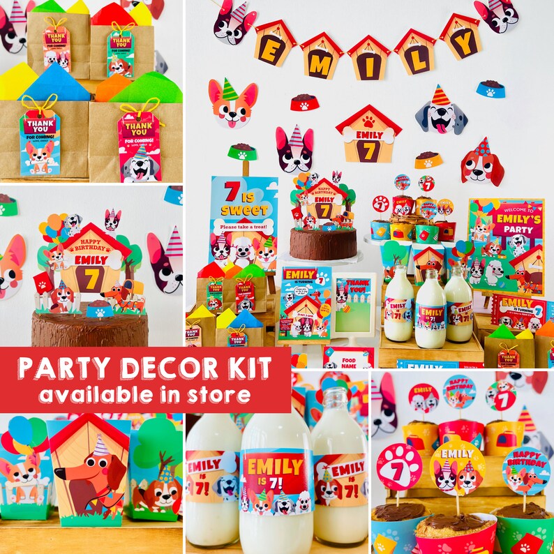 Puppy Dog Birthday Party/ Puppy Themed Pawty/ Dog Themed Party/ Pet Shop Birthday Party
