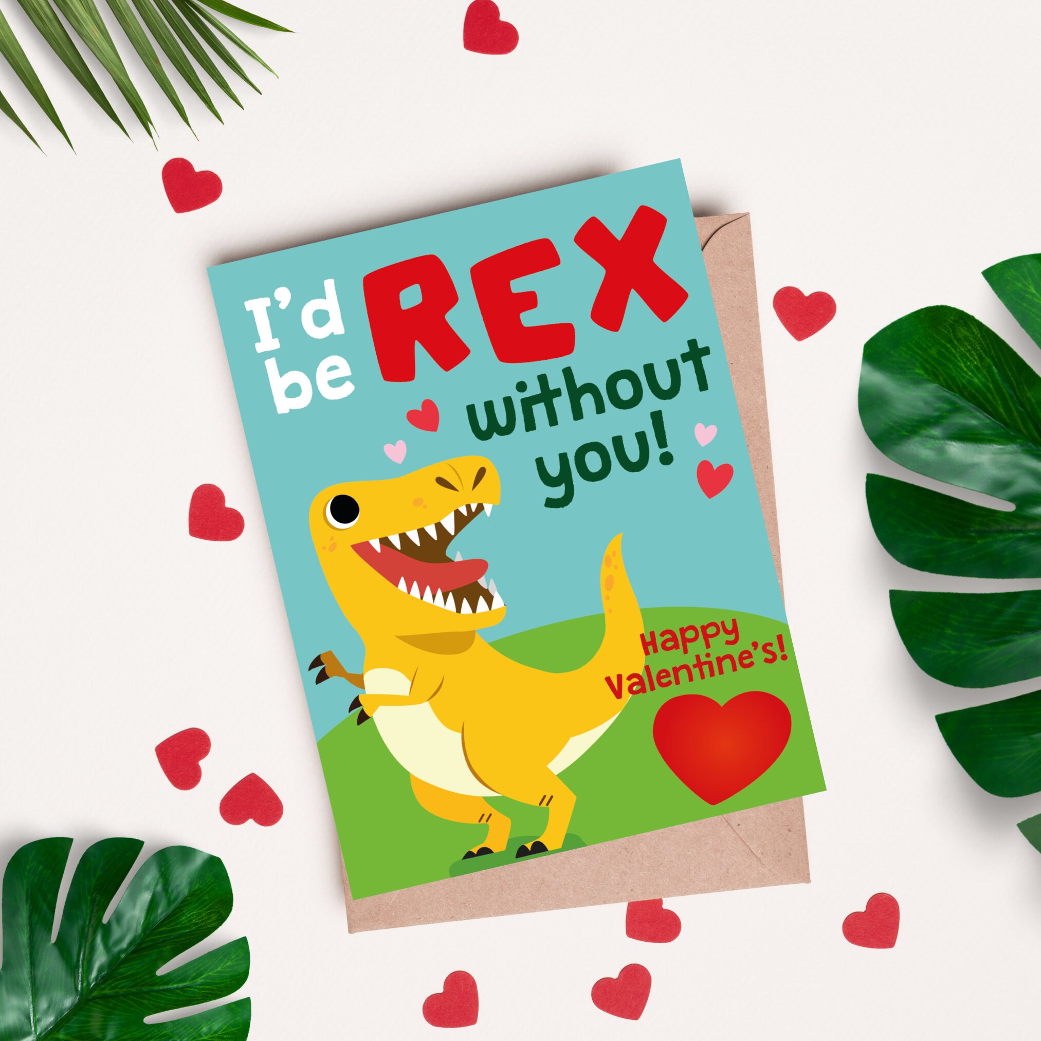 Dinosaur Valentines Cards BUNDLE, Dino Classroom Valentine Favor Tags ...