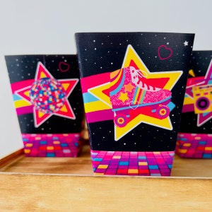 Roller Skating Party Favor Box