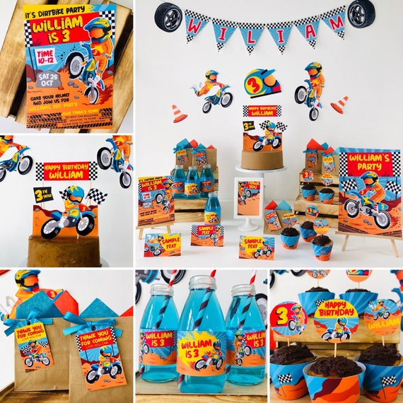 12pcs Dirt Bike Party Gift Treat Box, Motocross Candy Goodie Favor Box for  Dirt Bike Theme Birthday Baby Shower Party Supplies Decorations – gisgfim