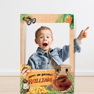 Indiana Jones Party Adventure Explorer Birthday Party Photo Booth Photo Props