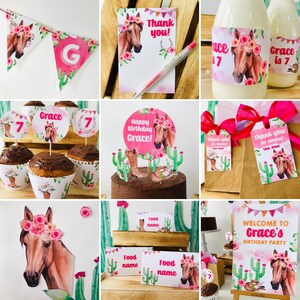 Horse Party Cowgirl Birthday Party Decorations