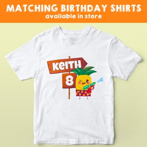 Water Park Party Birthday Shirt Design/ Pool Party Birthday Shirt/ Water Slide Splash Bash Birthday Shirt Design