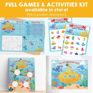 Yellow Submarine Party Games