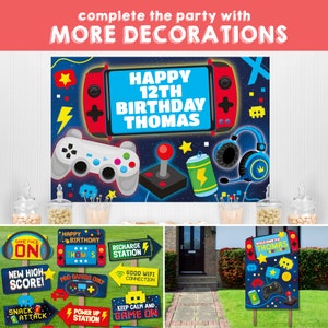 Video Gamer Birthday Party