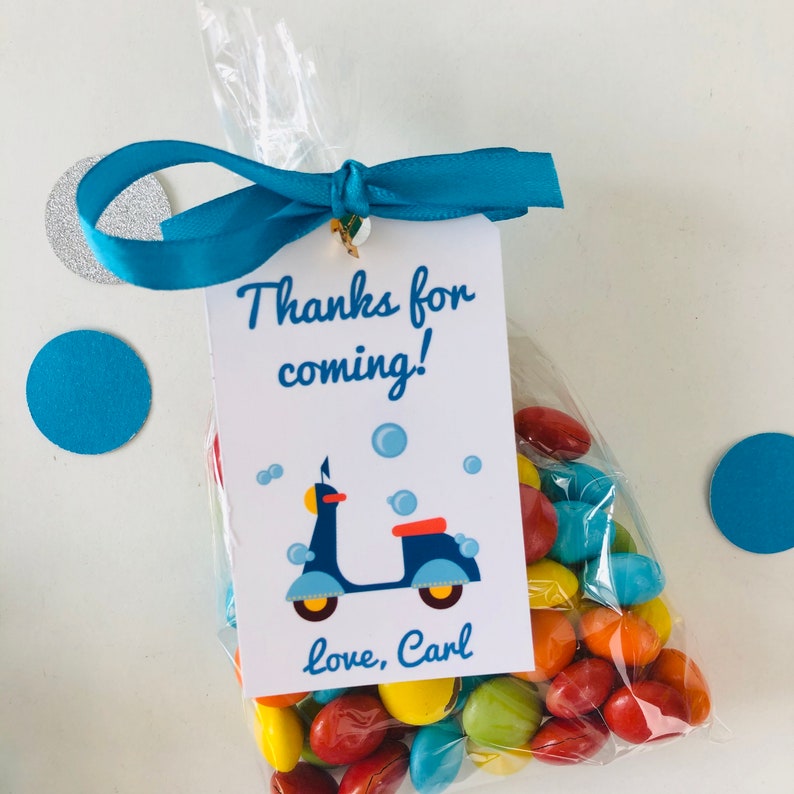 Car Wash Party Favor Tags/ Car Wash Gift Tags Editable Party Etsy