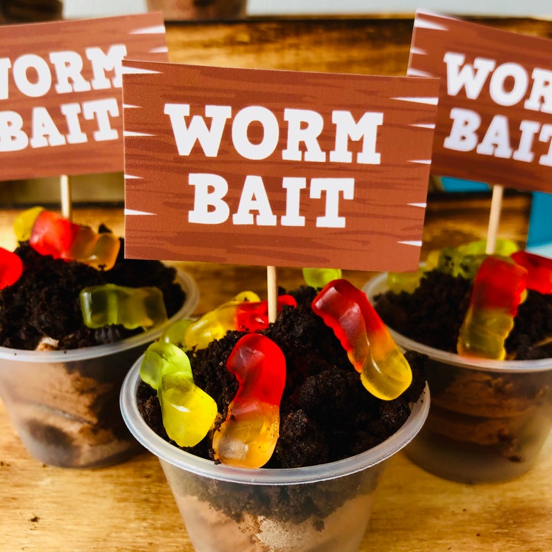 Fishing Party Sign/ Gone Fishing Live Bait Station Game Sign - Etsy
