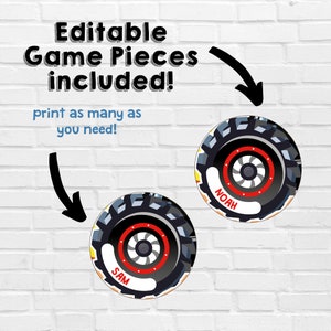 Monster Truck Party Game Pin the Wheel Game