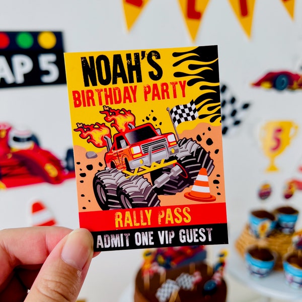 Pit Pass Monster Jam Etsy