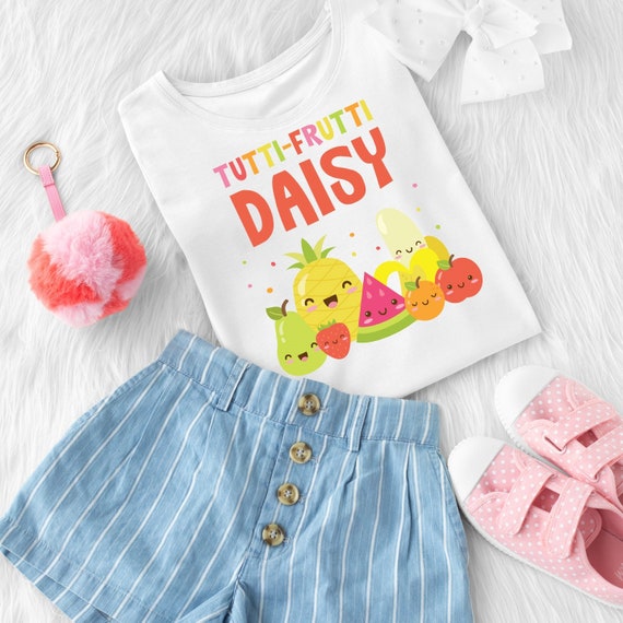 Tutti Frutti Birthday Tee Shirt Design Twotti frutti Fruit Pun