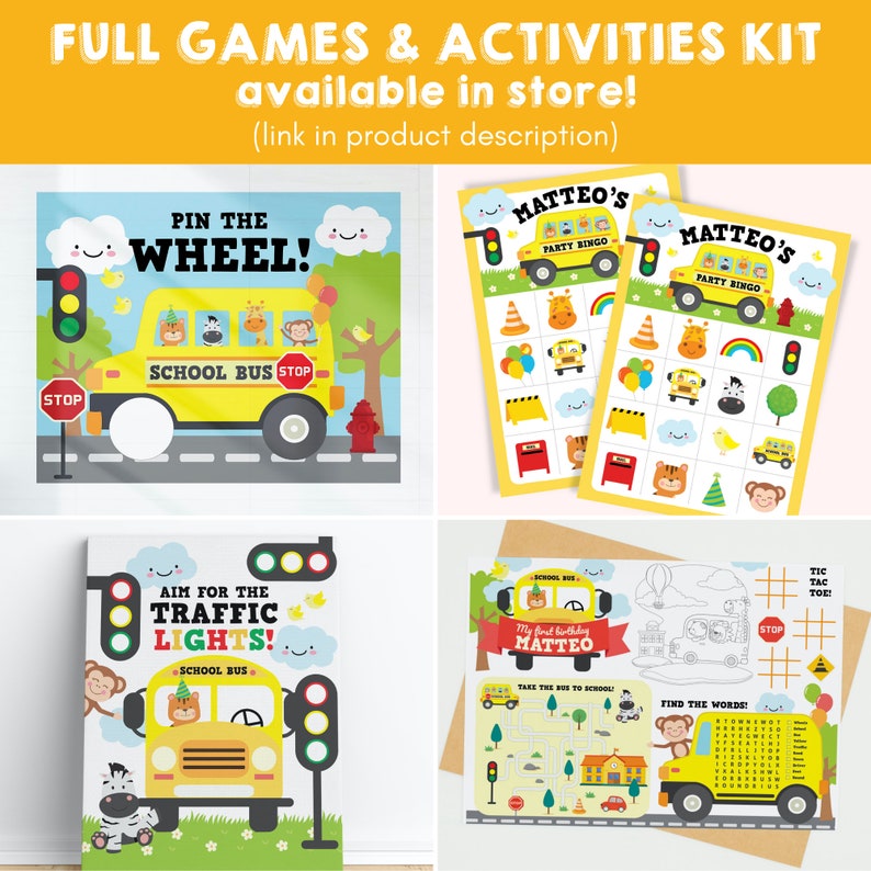 Wheels on the Bus Party Games