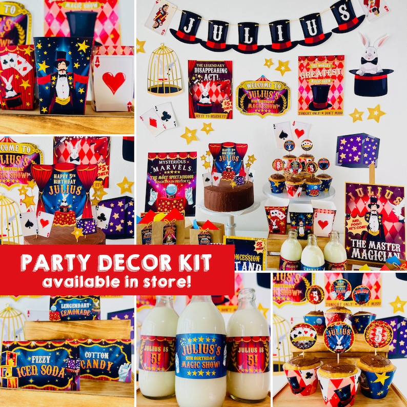 Magic Show Party/ Greatest Showman Party/ Circus Party/ Magician Party
