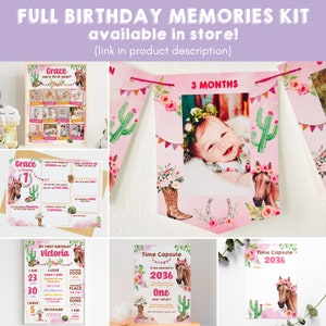 Horse Party Cowgirl Birthday Party Time Capsule