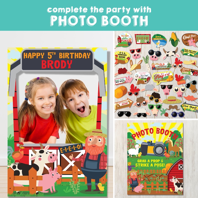 Old MacDonald Farm Party/ Animal Farm Barnyard Birthday Party