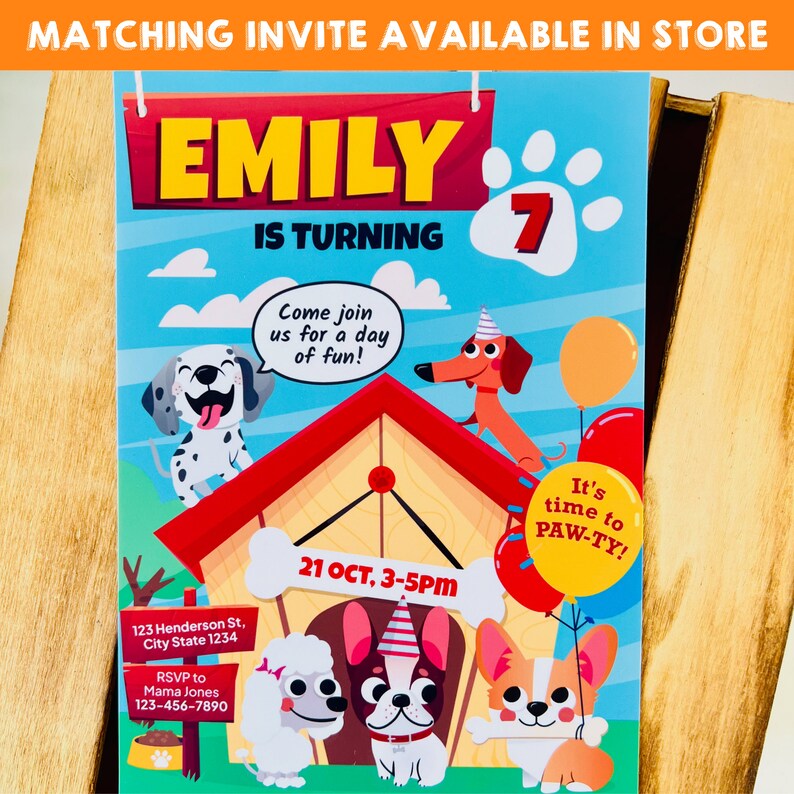 Puppy Dog Birthday Party/ Puppy Themed Pawty/ Dog Themed Party/ Pet Shop Birthday Party