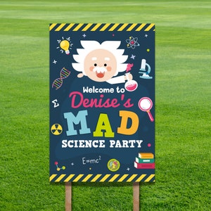 Science Party Yard Sign