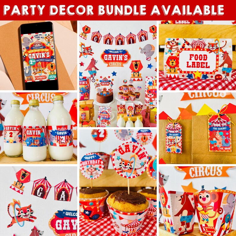 Circus Party, Birthday Carnival, School Carnival Digital Invite, Printable | The Greatest Showman, The Greatest Show on Earth, Magician Party, Magic Show Party