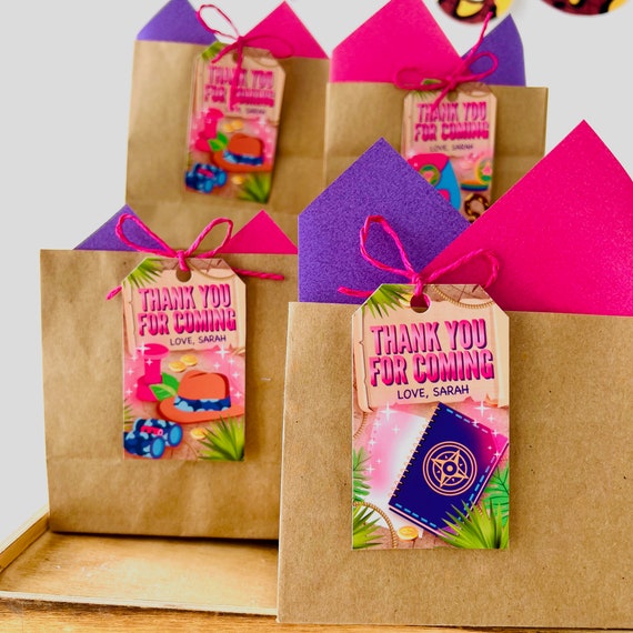 Indiana Jones Girl Party Favors Gift Tags Printable/ Ridley Etsy