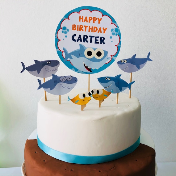 96 Shark  Birthday  Cake Templates Walmart  Bakery 