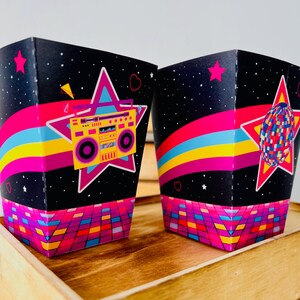 Roller Skating Party Favor Box