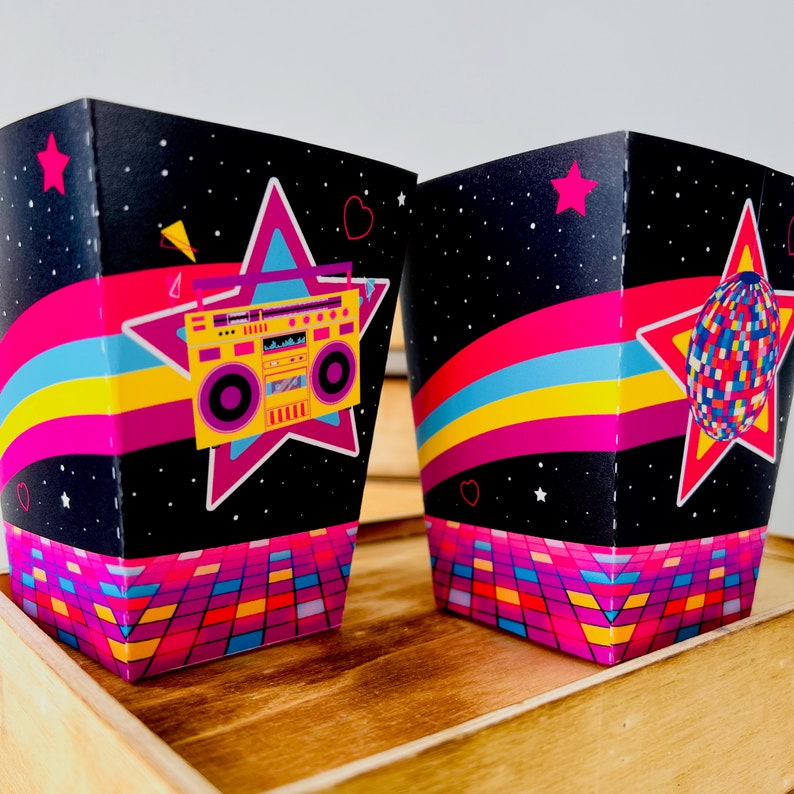 Roller Skating Party Favor Box