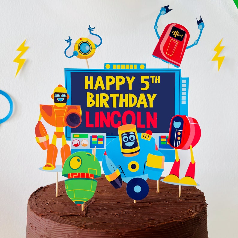 Robots Science Party Decorations/ Robot Birthday Party Decor