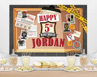 Detektiv Cake Topper Set – 25 Stück, Für Kuchen & Cupcakes, Mottoparty-Deko