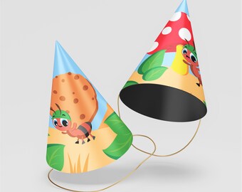 Ants go Marching Party Hat Printable