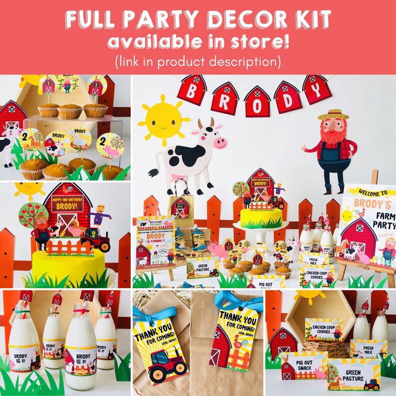 Old MacDonald Farm Party/ Animal Farm Barnyard Party