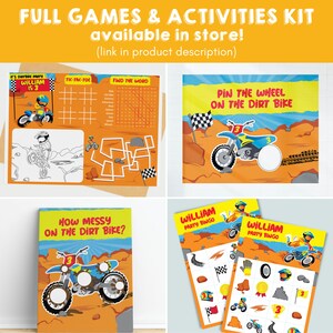 Dirt Bike Party Game