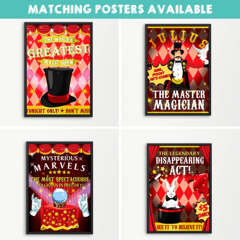 Magic Show Party/ Greatest Showman Party/ Circus Party/ Magician Party