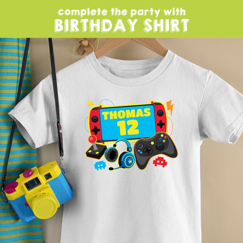 Video Gamer Birthday Party