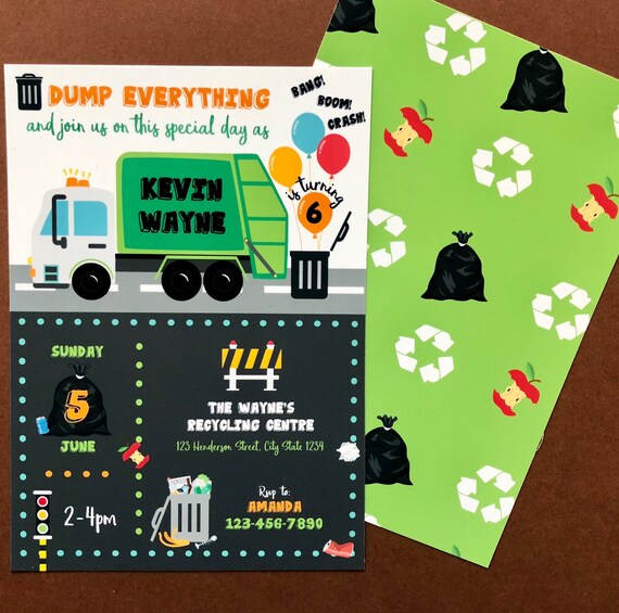 garbage-truck-birthday-invitation-waste-management-birthday-invitation