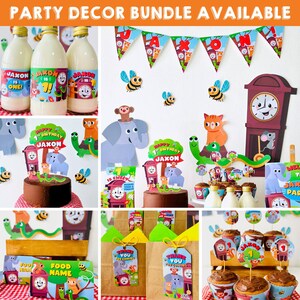 Hickory Dickory Dock Birthday Party Decoration | Nursery Rhymes Themed Party Decoration | Mouse went up the Clock Party Decor | First Birthday Party Celebration | Party Decorations