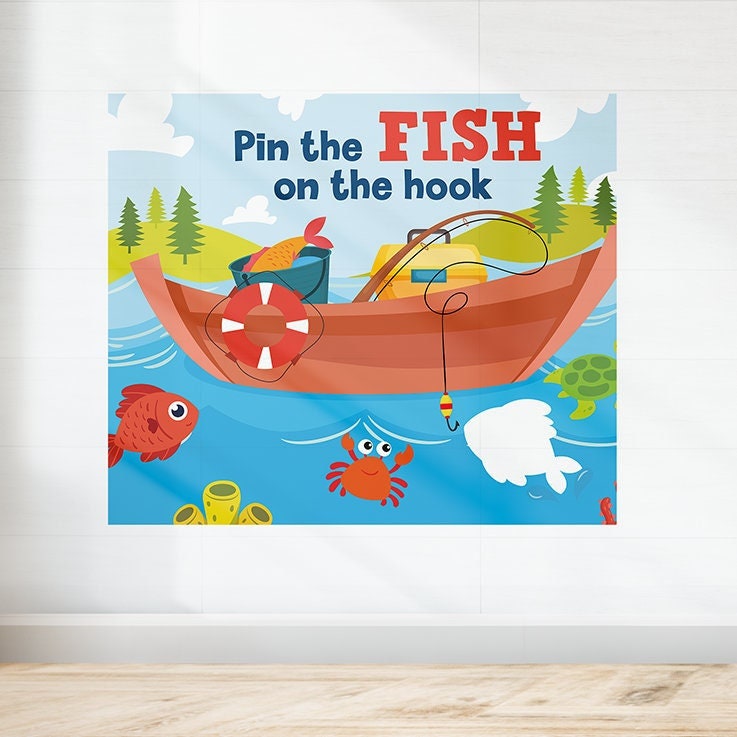 Fishing Party Party Games Party Activities Printable Kit / - Etsy