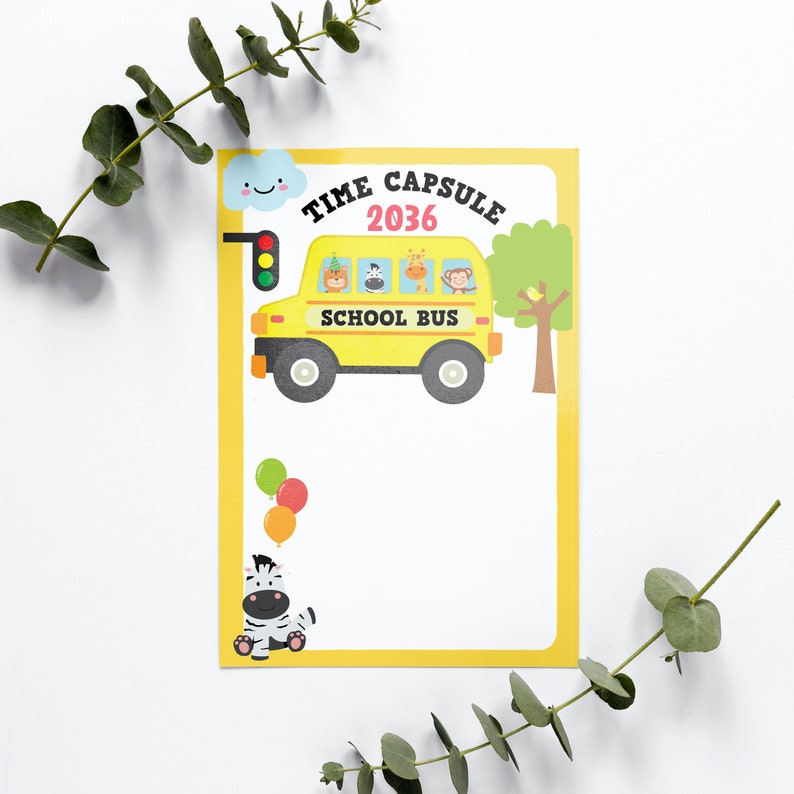 Wheels on the Bus Party Time Capsule