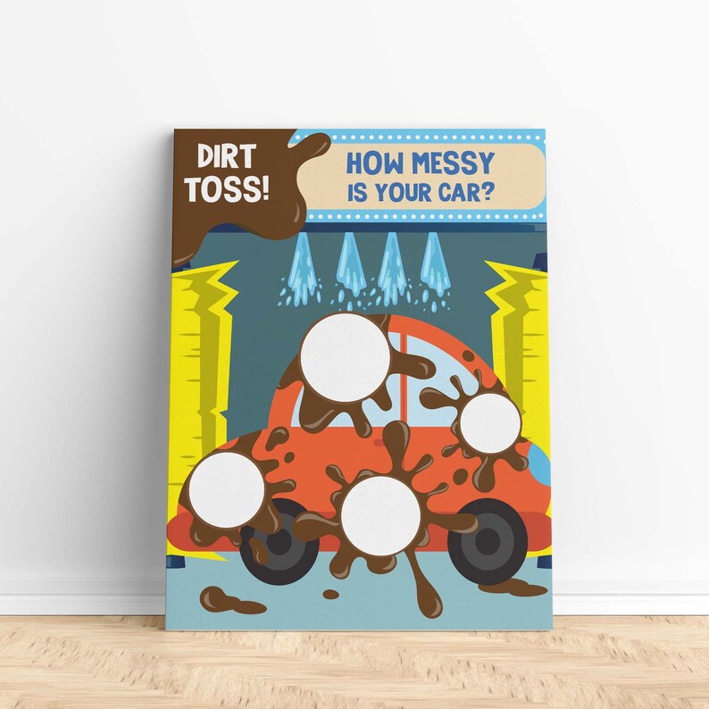Car Wash Party Games Tossing Game