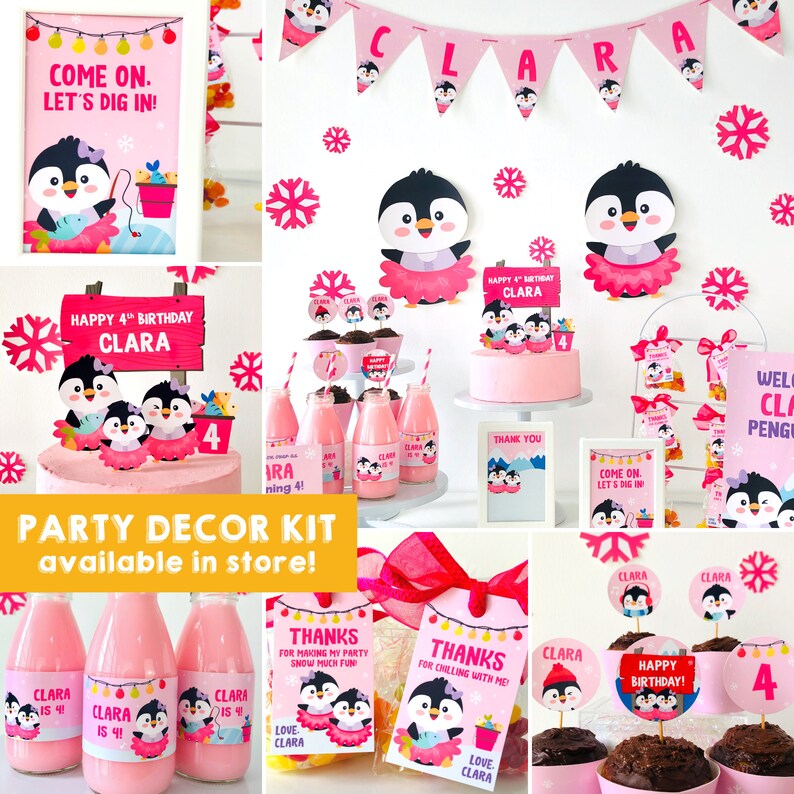 Penguin Girl Party